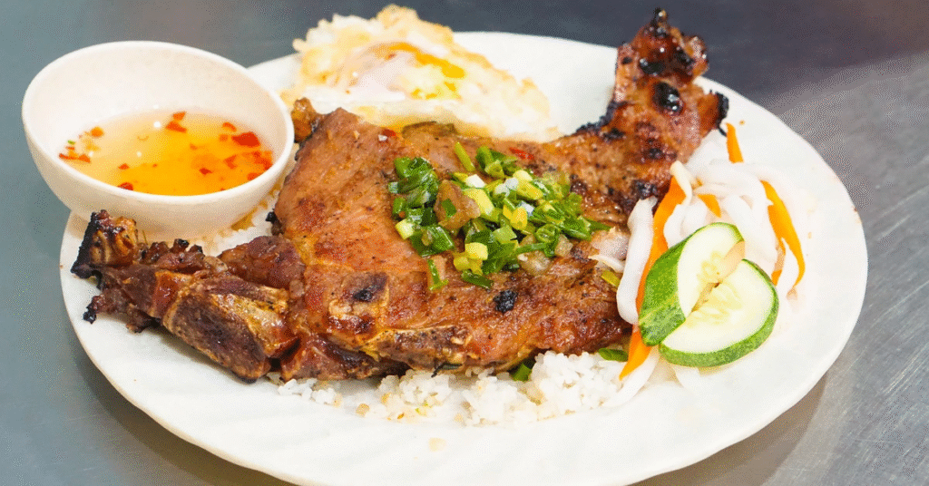 Broken Rice with BB pork